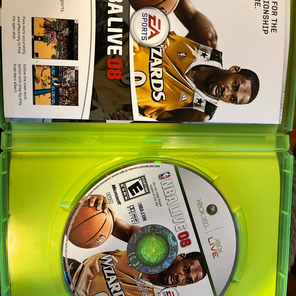 NBA Live 08 Video Game 2008 for Xbox 360